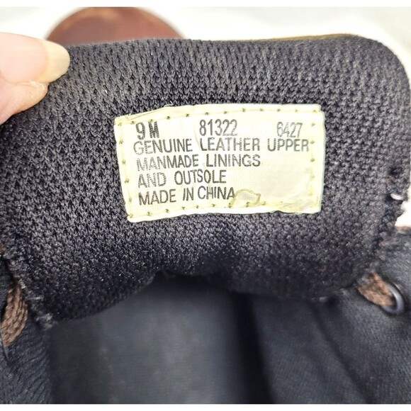 Timberland Boots 9M Brown Leather Waterproof Gorpcore Work Grunge - Picture 7 of 8